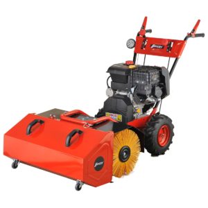 Kehrmaschine mit Auffangwanne